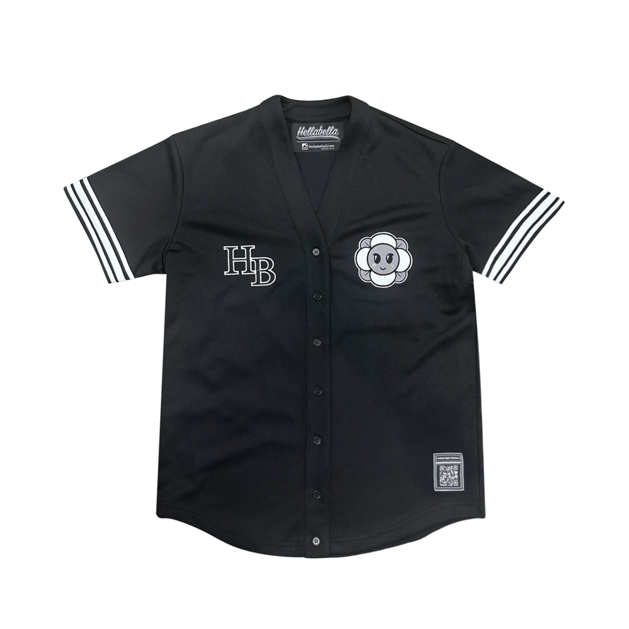 Baseball Jersey Black – Hellabella