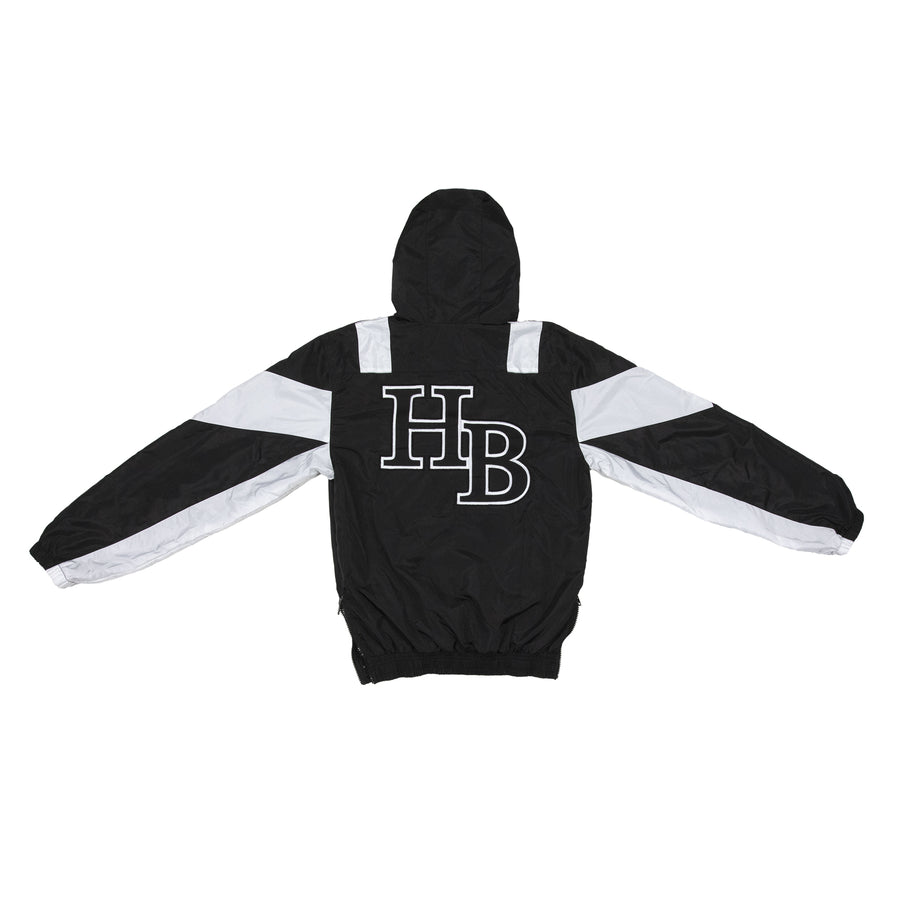 Windbreaker Pullover Black/White
