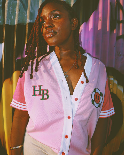 Baseball Jersey Pink